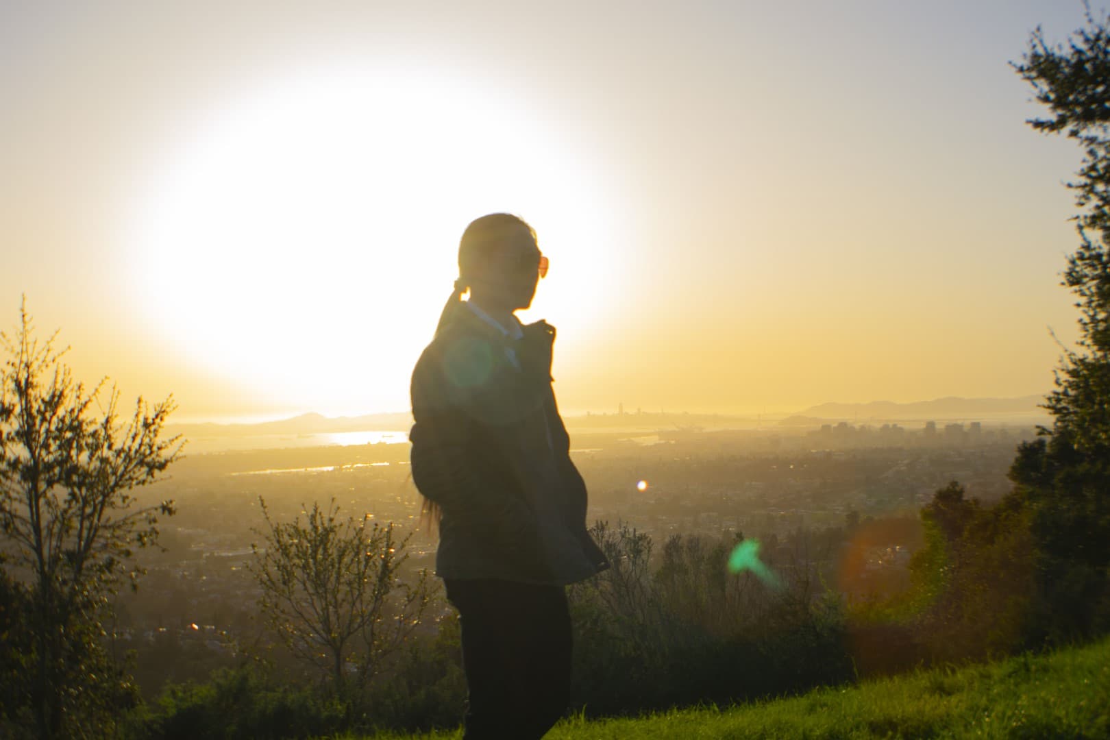me standing in the sun overlooking the sf bay area